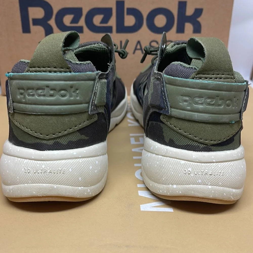 BNIB Men’s  REEBOK CLASSIC FURYLITE SR in The GreenFlower (Camouflage) - Picture 5 of 10